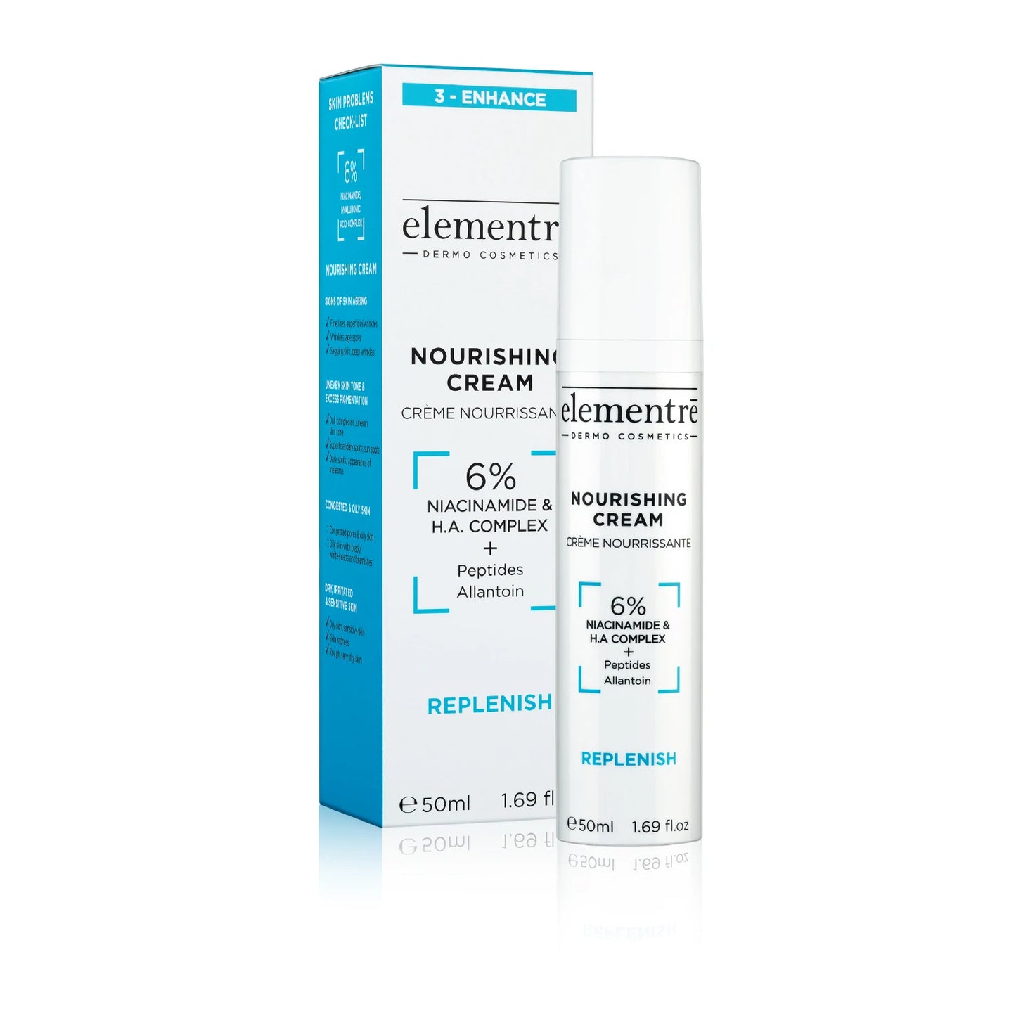 Elementré Nourishing Cream – 6% Niacinamide & Hyaluronic Acid