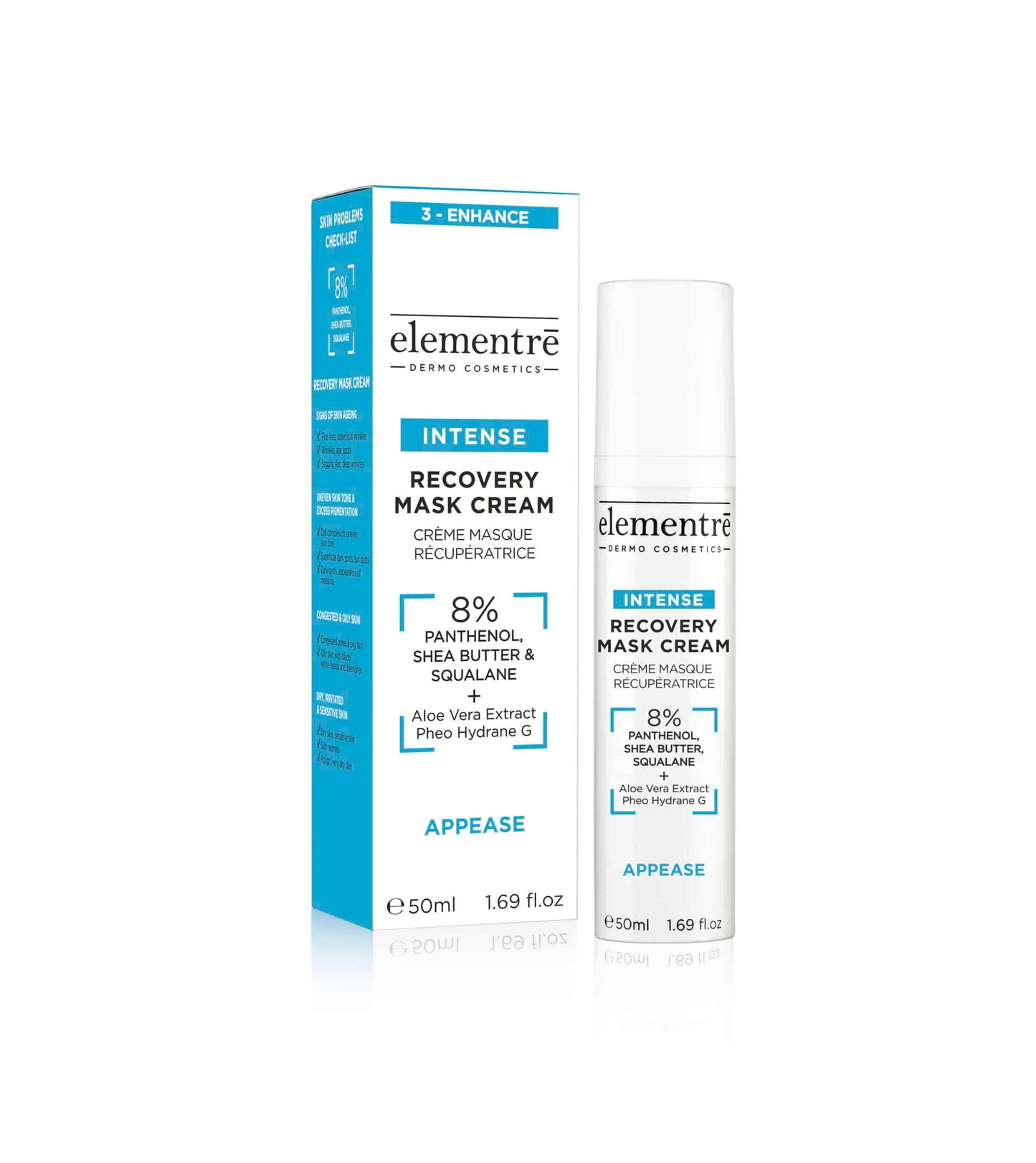Elementré Intense Recovery Mask – 8% Panthenol