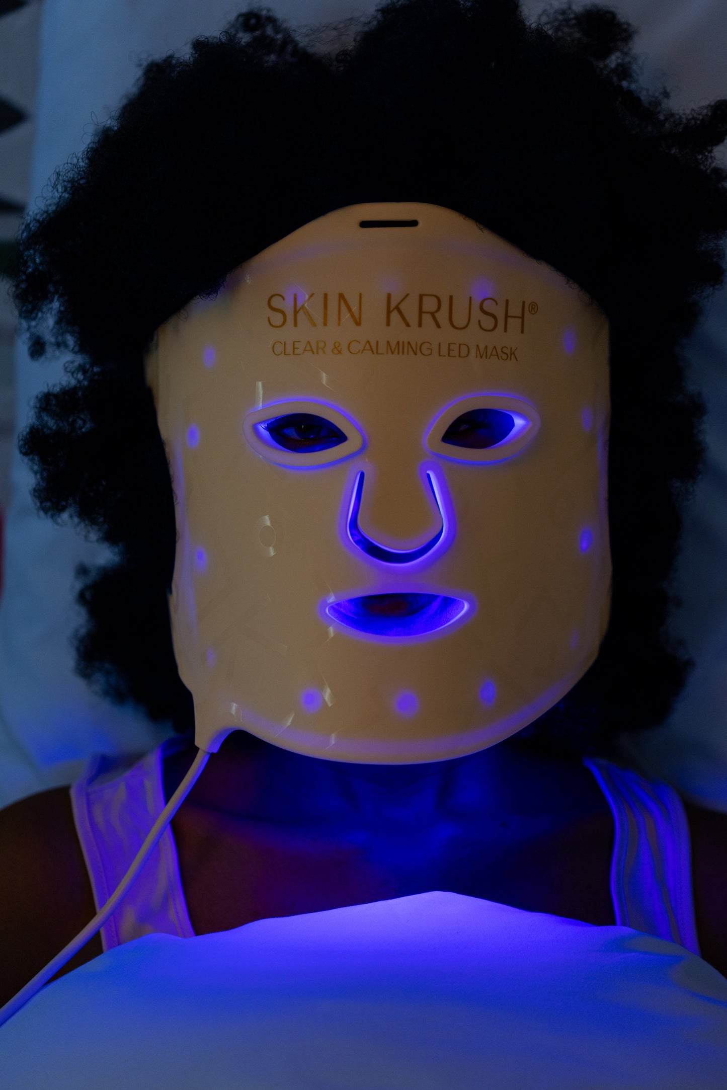 CLEAR & CALMING LED MASK